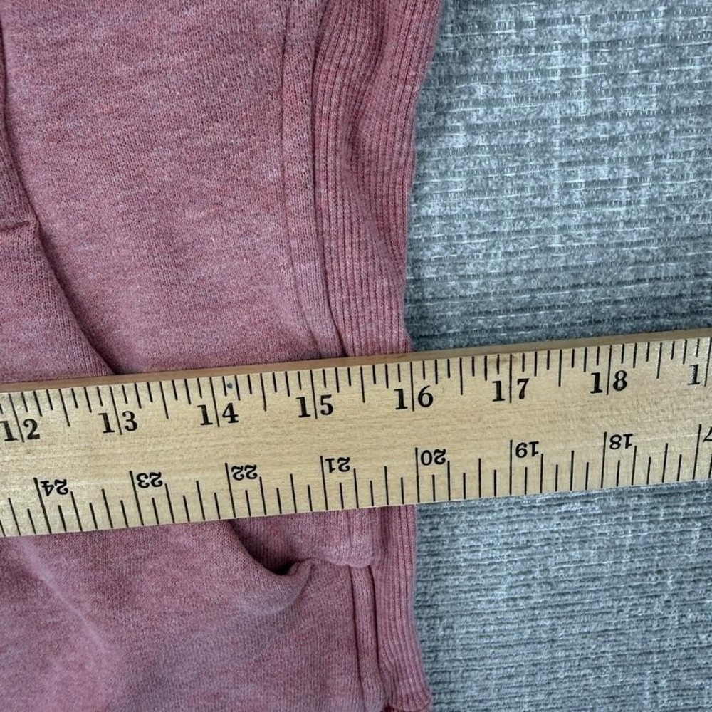 Lululemon Full Zip Hoodie Women Size 8 Pink Fleece Cotton Polyester Slim - Picture 10 of 12